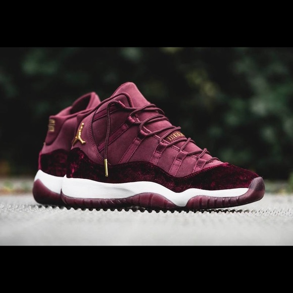 purple velvet jordans